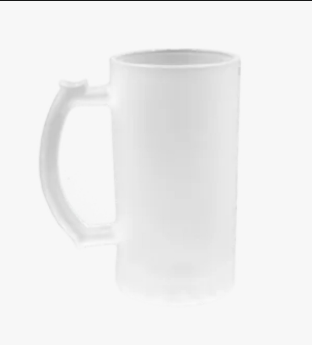 Frosted Glass Sublimation Beer Mug